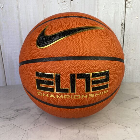 Nike Elite Championship Gold Kay Yow Breast Cancer Basketball Game Ball Size 6 - Picture 2 of 3